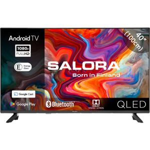 Salora - QLED40TV - Noir - Android TV - TV - Publicité Salora - QLED40TV - Noir - Android TV - TV - Publicité