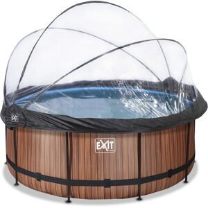 EXIT ronde zwembad 10126L met afdekking & verwarming EXIT ronde zwembad 10126L met afdekking & verwarming