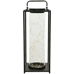 LUMINEO - Lanterna moderna solare 30 LED - D15x15xH42CM LUMINEO - Lanterna moderna solare 30 LED - D15x15xH42CM