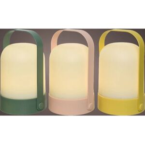 Iperbriko D15x21h cm Lanterna LED Rotonda Esterno in Plastica 3 Colori Iperbriko D15x21h cm Lanterna LED Rotonda Esterno in Plastica 3 Colori