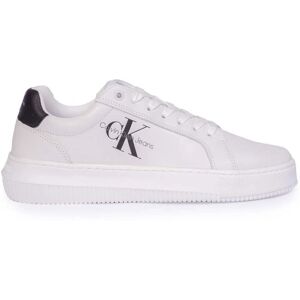 Baskets Contrast Femme Calvin Klein - Blanc - Publicité Baskets Contrast Femme Calvin Klein - Blanc - Publicité