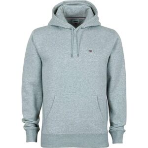 Grå hoodie Tommy Jeans - Ekologisk bomull Grå hoodie Tommy Jeans - Ekologisk bomull