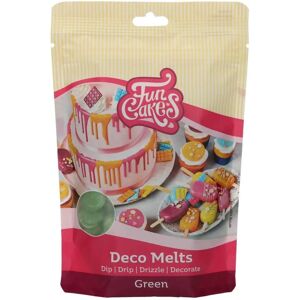Funcakes Deco Melts Vert - 250 g - Chocolat pour décoration - Publicité Funcakes Deco Melts Vert - 250 g - Chocolat pour décoration - Publicité
