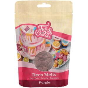 Funcakes Deco Melts Violet - 250 g - Chocolat à Fondre - Publicité Funcakes Deco Melts Violet - 250 g - Chocolat à Fondre - Publicité