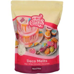 Funcakes Deco Melts Natural White - Alb natural 1 kg - Publicité Funcakes Deco Melts Natural White - Alb natural 1 kg - Publicité