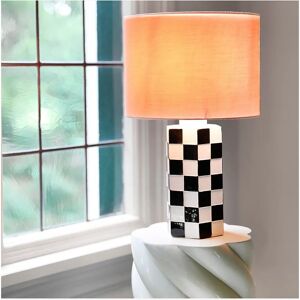 Klevering Check Rosé Bordlampe - Dekorasjon Klevering Check Rosé Bordlampe - Dekorasjon