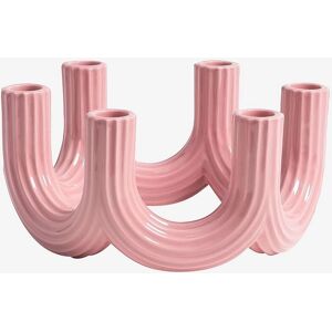 Support à bougie rose Churros de Klevering - Support à bougie - Publicité Support à bougie rose Churros de Klevering - Support à bougie - Publicité