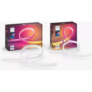 Philips Hue White and Colour Ambiance Gradient Lightstrip - Smart Lighting Philips Hue White and Colour Ambiance Gradient Lightstrip - Smart Lighting