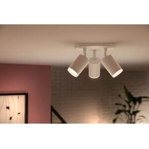 Philips Hue White & Colour Ambiance Fugato Smart 3 Light LED Ceiling Spotlight - Smart Lighting Philips Hue White & Colour Ambiance Fugato Smart 3 Light LED Ceiling Spotlight - Smart Lighting