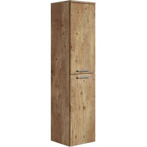 BADPLAATS - Saturnus 130 cm - Rovere Castagno - Deux portes réversibles - meuble de salle de bains - Publicité BADPLAATS - Saturnus 130 cm - Rovere Castagno - Deux portes réversibles - meuble de salle de bains - Publicité