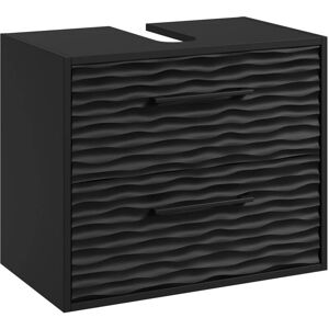 BADPLAATS - Etna - 60x35x50cm - Nero - Bathroom Cabinet - Publicité BADPLAATS - Etna - 60x35x50cm - Nero - Bathroom Cabinet - Publicité