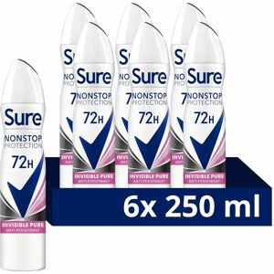 Sure Sure Women Antiperspirant 72h Nonstop Protection Invisible Pure Deodorant - Deodorant Sure Sure Women Antiperspirant 72h Nonstop Protection Invisible Pure Deodorant - Deodorant