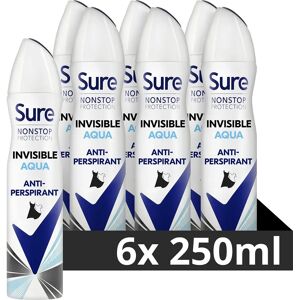 Sure Sure Women Anti-Perspirant 72h Nonstop Protection Invisible Aqua Deo 250ml - Deodorant Sure Sure Women Anti-Perspirant 72h Nonstop Protection Invisible Aqua Deo 250ml - Deodorant