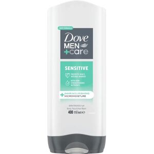 Dove Men+Care 3-in-1 Body, Face & Hair Wash Hydrating Sensitive 400ml - Body Wash Dove Men+Care 3-in-1 Body, Face & Hair Wash Hydrating Sensitive 400ml - Body Wash