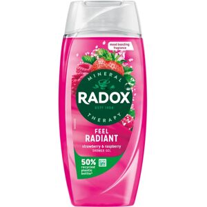 Radox Brand Model - Radiant Shower Gel - Unisex, Strawberry & Raspberry, 225ml Radox Brand Model - Radiant Shower Gel - Unisex, Strawberry & Raspberry, 225ml