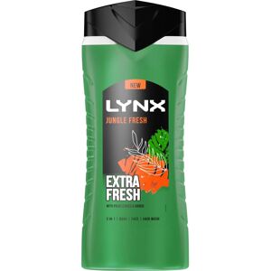 Lynx Jungle Fresh 3-in-1 Body Wash - Body, Face & Hair - 6x 500ml Lynx Jungle Fresh 3-in-1 Body Wash - Body, Face & Hair - 6x 500ml