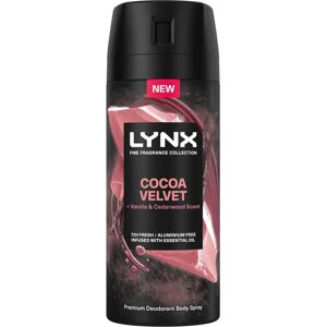 Lynx Cocoa Velvet Body Spray - Men - 150ml Lynx Cocoa Velvet Body Spray - Men - 150ml