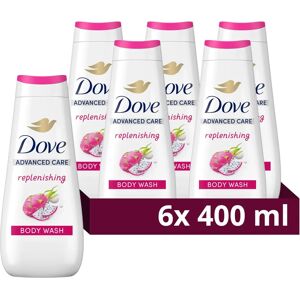 Dove Advanced Care Body Wash Replenishing 24h Renewing Micromoisture 400ml - 12pk Dove Advanced Care Body Wash Replenishing 24h Renewing Micromoisture 400ml - 12pk
