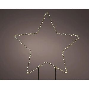 Estrella de Navidad de PVC Lumineo con estaca 38 cm MicroLED - Decoración Navideña Estrella de Navidad de PVC Lumineo con estaca 38 cm MicroLED - Decoración Navideña
