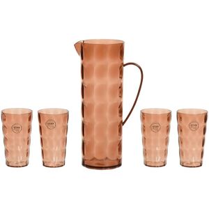 Ensemble de Carafes et Verres en Plastique Recyclé EDM - 5 Pièces - Publicité Ensemble de Carafes et Verres en Plastique Recyclé EDM - 5 Pièces - Publicité