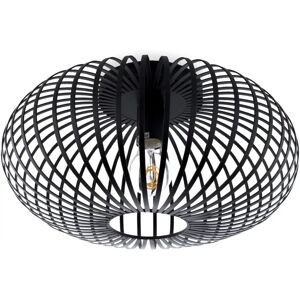 Groenovatie Zwarte Metalen Plafondlamp - 40x20 cm Groenovatie Zwarte Metalen Plafondlamp - 40x20 cm