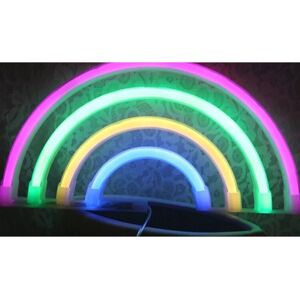 Groenovatie LED Neon Wandlamp - Regenboog RGB Compact Licht Groenovatie LED Neon Wandlamp - Regenboog RGB Compact Licht