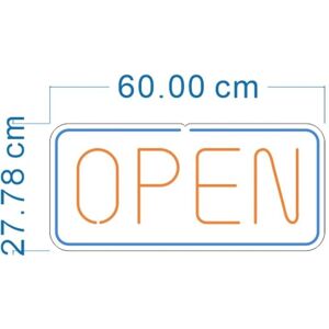 Groenovatie LED Neon Sign - OPEN - Makkelijke Installatie Retro Kleuren Groenovatie LED Neon Sign - OPEN - Makkelijke Installatie Retro Kleuren