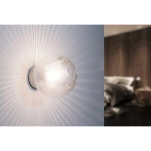 Groenovatie Glazen Wandlamp Geribbelde, Rond, E27, Ø 230 mm - Wandlamp Groenovatie Glazen Wandlamp Geribbelde, Rond, E27, Ø 230 mm - Wandlamp