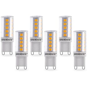 Groenovatie G9 LED Lamp 3.5W Warm Wit 6-Pack - LED Lamp Groenovatie G9 LED Lamp 3.5W Warm Wit 6-Pack - LED Lamp