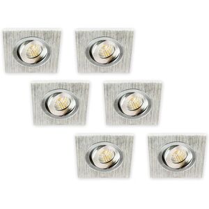 Groenovatie LED Inbouwspot - 3W, Vierkant, Kantelbaar, Aluminium, Dimbaar - 6 Pack Groenovatie LED Inbouwspot - 3W, Vierkant, Kantelbaar, Aluminium, Dimbaar - 6 Pack