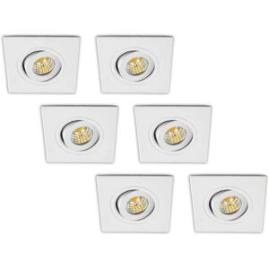 Groenovatie Wit Dimbare 3W LED Inbouwspot - Vierkant Groenovatie Wit Dimbare 3W LED Inbouwspot - Vierkant