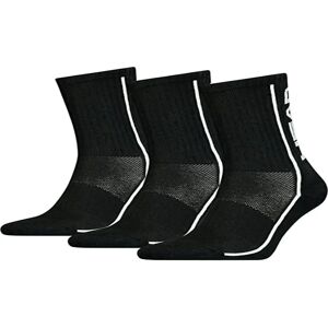 HEAD Unisex Crew Sokken - 3 Paar - Zwart - Sportkleding HEAD Unisex Crew Sokken - 3 Paar - Zwart - Sportkleding