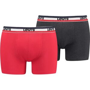Levi's Modell 701223908 004 - Boxershorts 2er Pack - Rot/Schwarz Levi's Modell 701223908 004 - Boxershorts 2er Pack - Rot/Schwarz