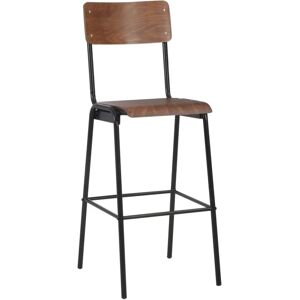 VidaXL Plywood & Steel 4-Piece Bar Stool Set - Kitchen VidaXL Plywood & Steel 4-Piece Bar Stool Set - Kitchen