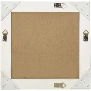 vidaXL Wall Mirror - Baroque Style 50x50 cm White vidaXL Wall Mirror - Baroque Style 50x50 cm White