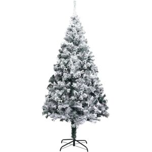 vidaXL Green Flocked Snow Christmas Tree - Christmas Tree vidaXL Green Flocked Snow Christmas Tree - Christmas Tree