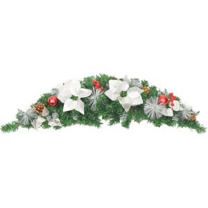 vidaXL Christmas Arch with LED Lights Green PVC - Christmas Arch vidaXL Christmas Arch with LED Lights Green PVC - Christmas Arch