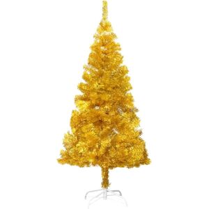 vidaXL Artificial Christmas Tree with Stand Golden - Christmas Tree vidaXL Artificial Christmas Tree with Stand Golden - Christmas Tree