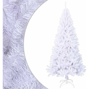 vidaXL White 210cm Artificial Christmas Tree with Thick Branches vidaXL White 210cm Artificial Christmas Tree with Thick Branches