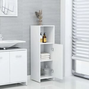 vidaXL Bathroom Cabinet White Engineered Wood - Bathroom Furniture Set vidaXL Bathroom Cabinet White Engineered Wood - Bathroom Furniture Set