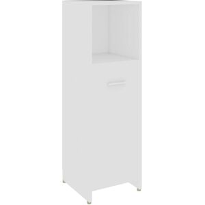 Armadio bagno bianco vidaXL in legno ingegnerizzato - Set mobili bagno Armadio bagno bianco vidaXL in legno ingegnerizzato - Set mobili bagno