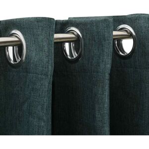 vidaXL Linen-Look Green Blackout Curtains with Grommets 290x245cm - Curtains vidaXL Linen-Look Green Blackout Curtains with Grommets 290x245cm - Curtains