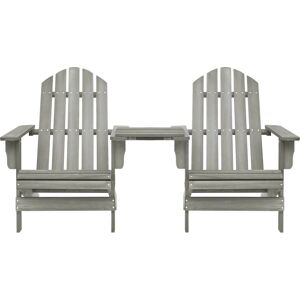 vidaXL Garden Adirondack Chair with Table - Garden Furniture vidaXL Garden Adirondack Chair with Table - Garden Furniture