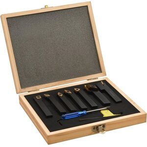 vidaXL Indexable Turning Tool Set 12 Pieces - Steel Thread Insert vidaXL Indexable Turning Tool Set 12 Pieces - Steel Thread Insert