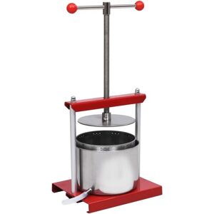 vidaXL Pressa per frutta e vino - rossa - pressa per frutta e vino vidaXL Pressa per frutta e vino - rossa - pressa per frutta e vino