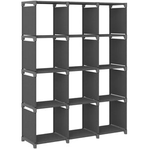 vidaXL 12-Cube Grey Fabric Shelf - Shelf vidaXL 12-Cube Grey Fabric Shelf - Shelf