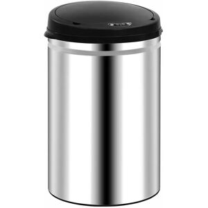 vidaXL Automatic Sensor Trash Can 30 L Stainless Steel - Trash Can vidaXL Automatic Sensor Trash Can 30 L Stainless Steel - Trash Can