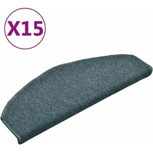 vidaXL 15x Carpet Stair Treads Dark Green Home Decor Stair Step Rug Protection - Carpet Stair Treads vidaXL 15x Carpet Stair Treads Dark Green Home Decor Stair Step Rug Protection - Carpet Stair Treads