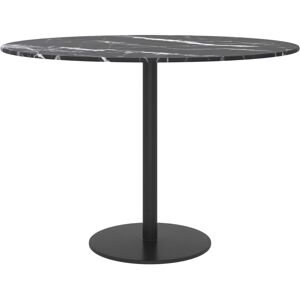 vidaXL 322264 Black and White Tempered Glass Tabletop - Tabletop vidaXL 322264 Black and White Tempered Glass Tabletop - Tabletop