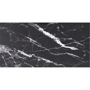 vidaXL Black and White Tempered Glass Table Top - 100x50 cm - Dining & Coffee vidaXL Black and White Tempered Glass Table Top - 100x50 cm - Dining & Coffee